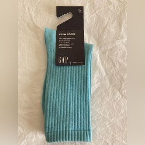 NWT Women’s Crew Socks, Gap, Size M/L, Pastel Blue